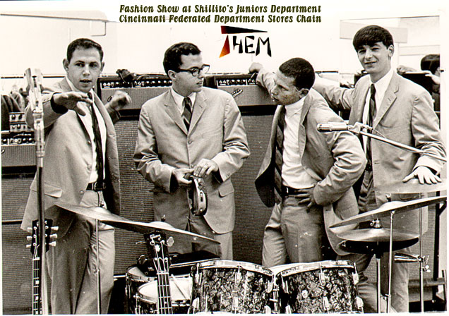 THEM performing for Shillito's Federated Department Stores fashion show