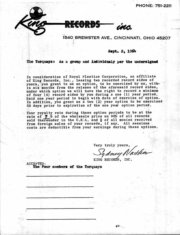 Them The Original Torquays "The Band that Started Cincy Rockin'"